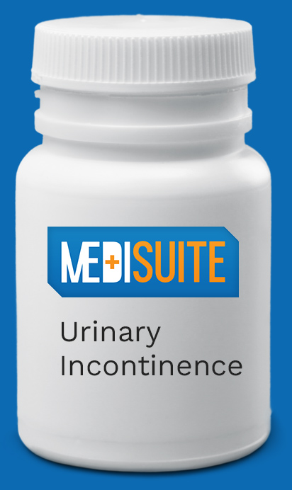 Urinary Incontinence medication in a pill bottle